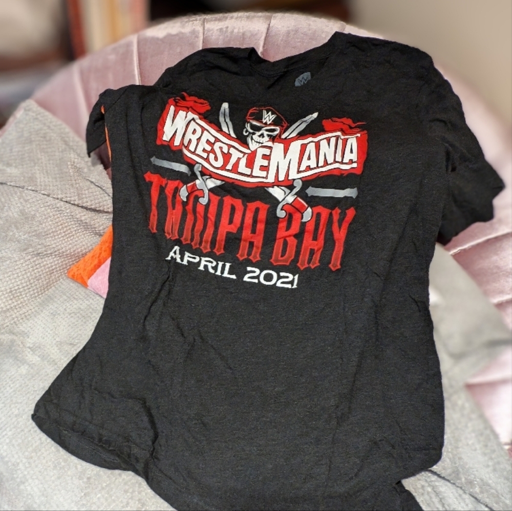 Two WWE WrestleMania T-Shirts